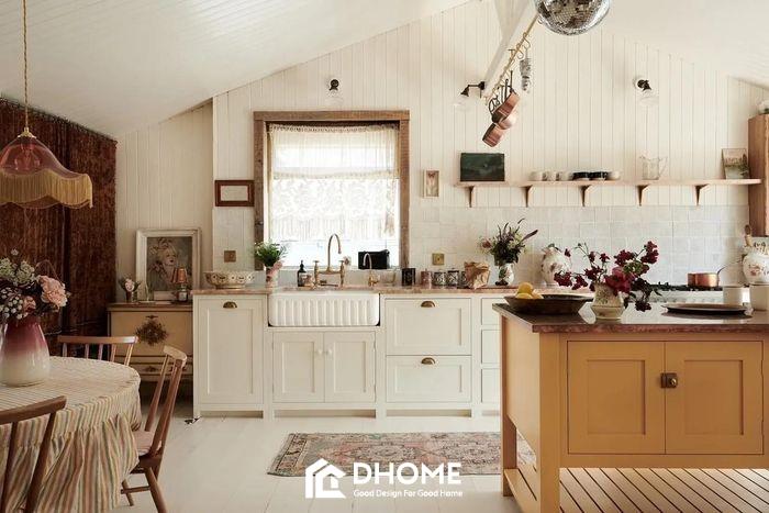 Kết hợp phong cách đồng quê nước Anh với phong cách Boho. 