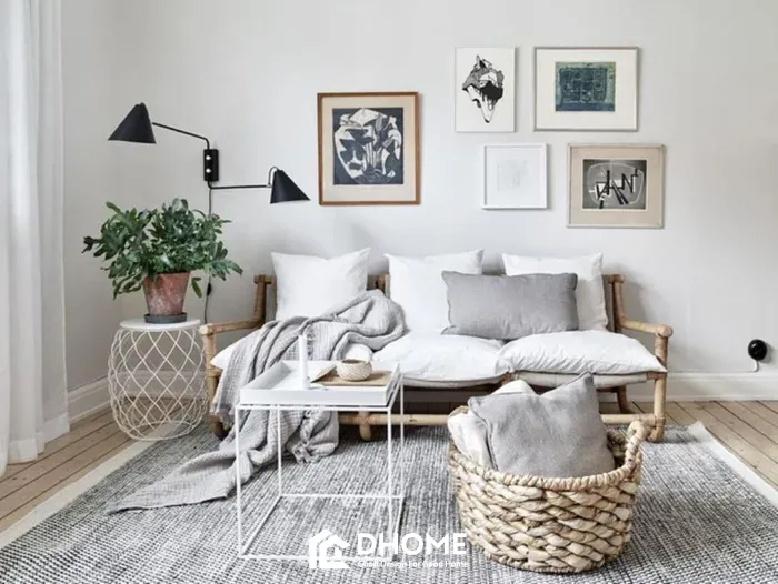 Giấy dán tường họa tiết hoa lá đậm chất Vintage