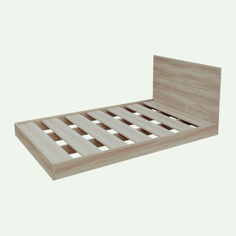 Giường bệt 1m2 có đầu giường DH22.02 – góc nhìn 2
