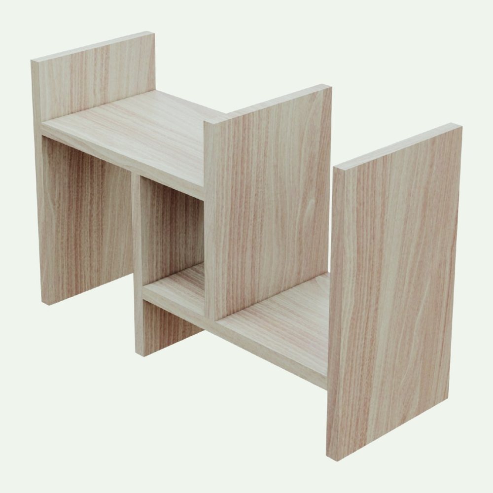 Kệ sách để bàn chữ S DH02.02 – góc nhìn 2