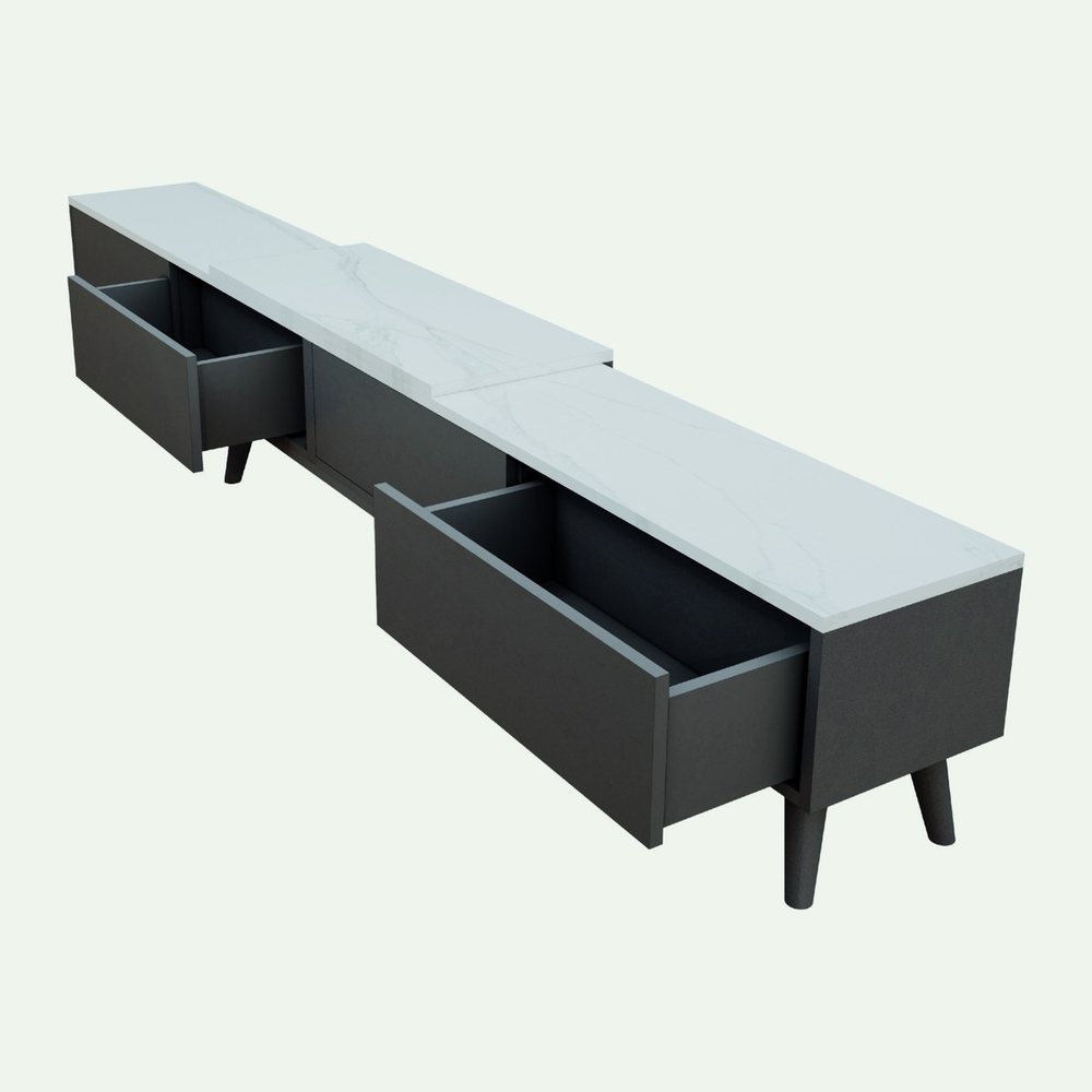Kệ tivi điều chỉnh kích thước 240 - 300 cm DH18.03 – góc nhìn 2