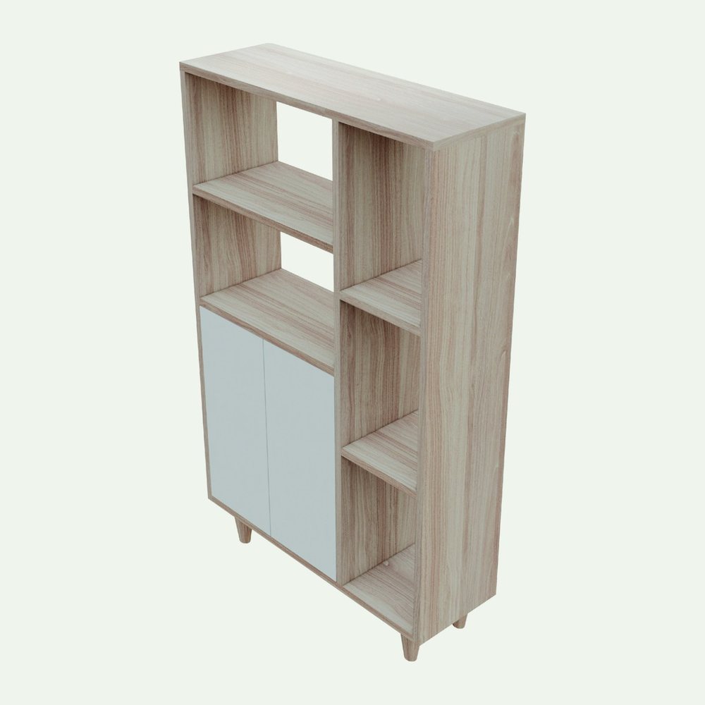 Tủ đồ đa năng kệ lệch tầng DH06.02 – góc nhìn 2