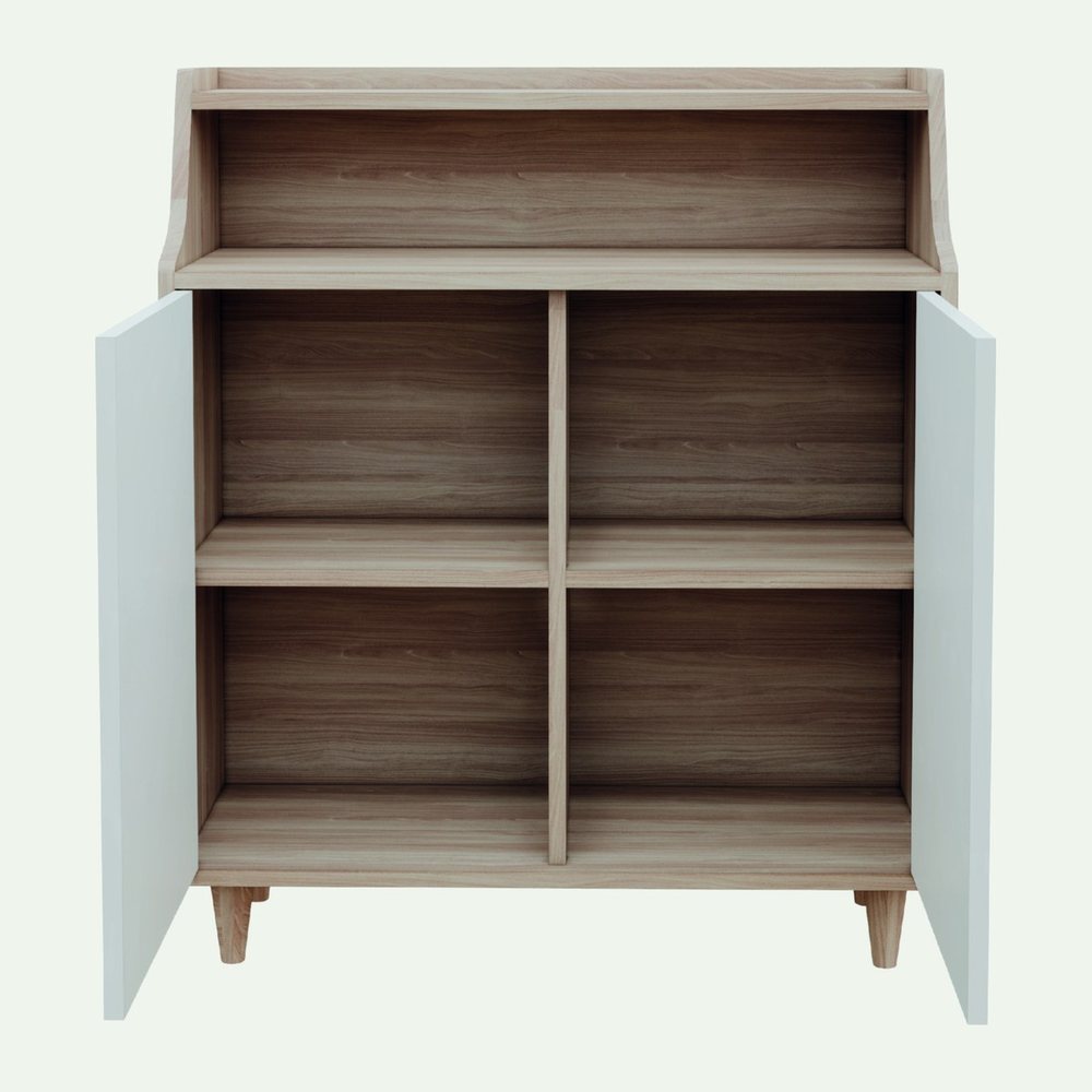 Tủ giày 2 cánh có kệ trên DH14.03